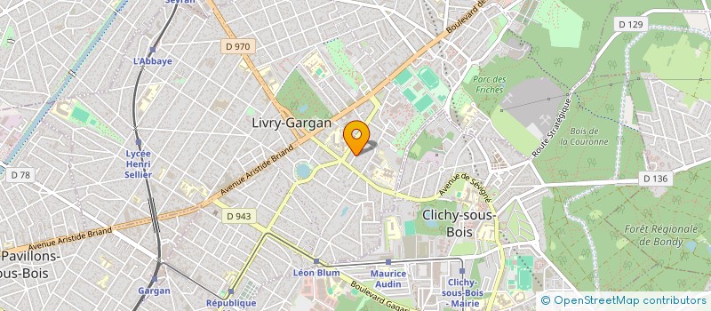 localisation de l'entreprise SCI LORENE à LIVRY-GARGAN