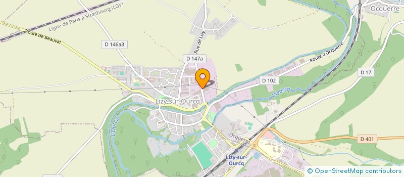 localisation de l'entreprise SCI LORENE LEA MATILHOUTHI  LIZY-SUR-OURCQ