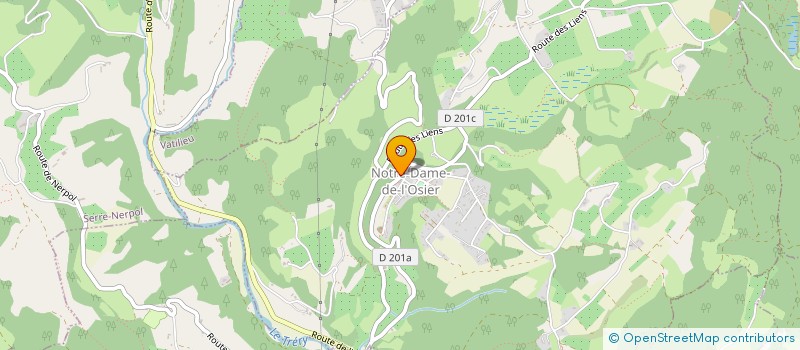 localisation de l'entreprise SCI LORENTE & CO  NOTRE-DAME-DE-L'OSIER