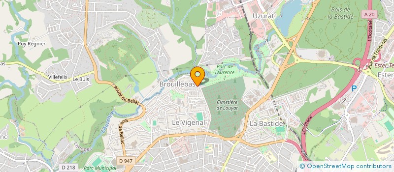 localisation de l'entreprise SCI LORENTIN à LIMOGES