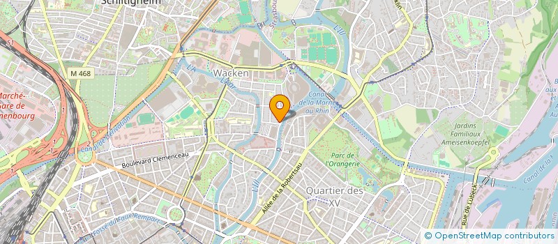 localisation de l'entreprise SCI LORENTZ à STRASBOURG