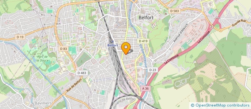 localisation de l'entreprise SCI LORENTZ HECKMANN à BELFORT