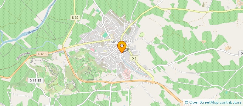 localisation de l'entreprise SCI LORENZO  MONTAGNAC