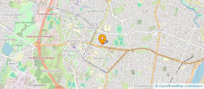 localisation de l'entreprise SCI LORENZO  NANTES