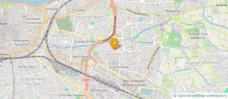 localisation de l'entreprise SCI LORESTEL  AVIGNON