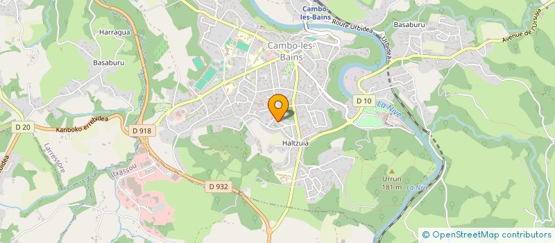 localisation de l'entreprise SCI LORETEYA  CAMBO-LES-BAINS