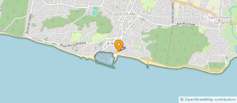 localisation de l'entreprise SCI LORETTE à JARD-SUR-MER