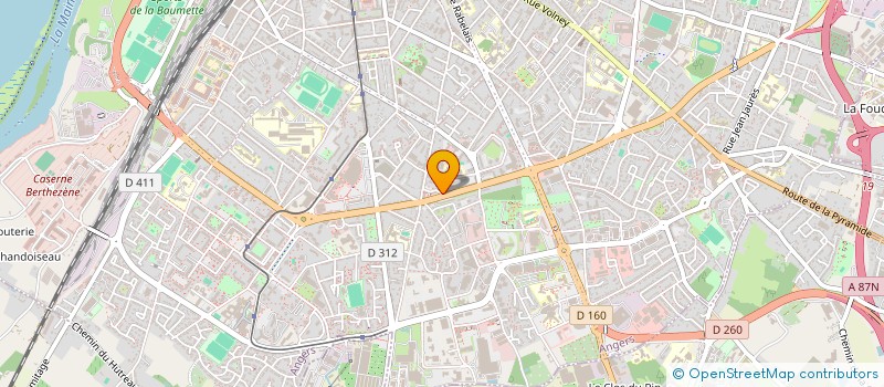 localisation de l'entreprise SCI LORETTE à ANGERS