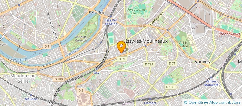 localisation de l'entreprise SCI LORETU à ISSY-LES-MOULINEAUX