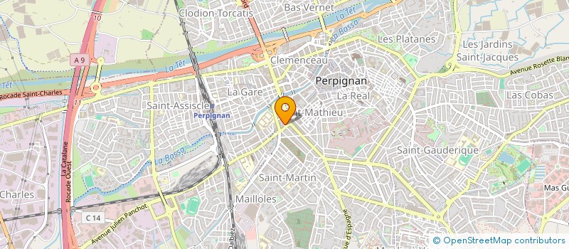 localisation de l'entreprise SCI LORI à PERPIGNAN