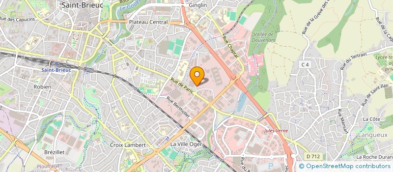 localisation de l'entreprise SCI LORIAFRANCE à SAINT-BRIEUC