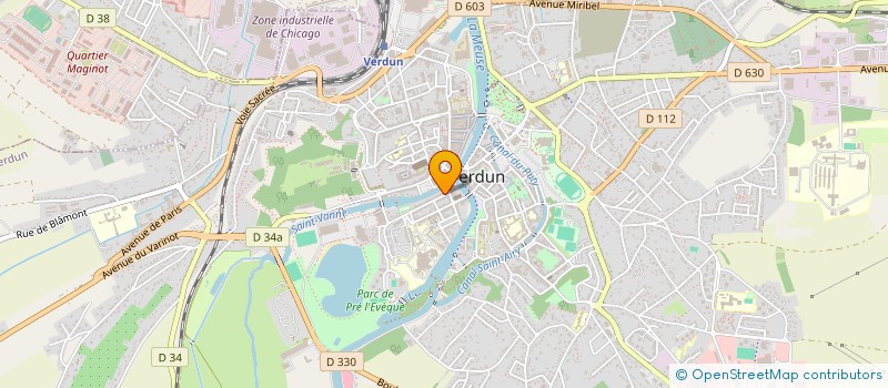 localisation de l'entreprise SCI LORIANE à VERDUN