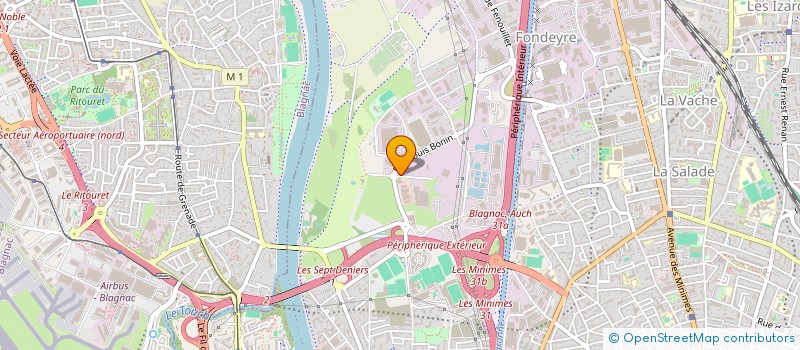 localisation de l'entreprise SCI LORIANE à TOULOUSE