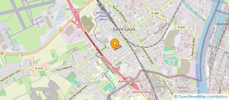 localisation de l'entreprise SCI LORIBELLE  SAINT-LOUIS