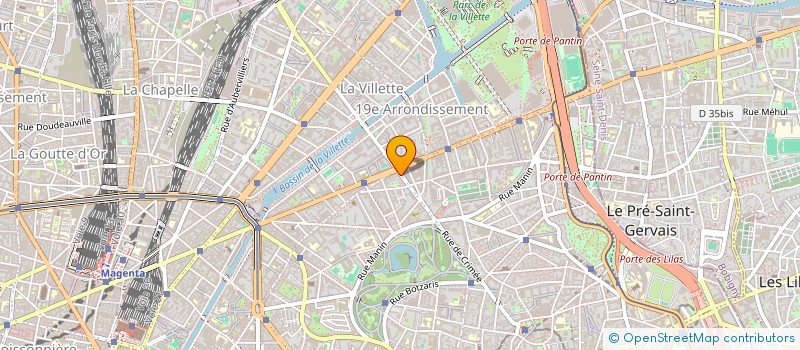 localisation de l'entreprise SCI LORICH  PARIS