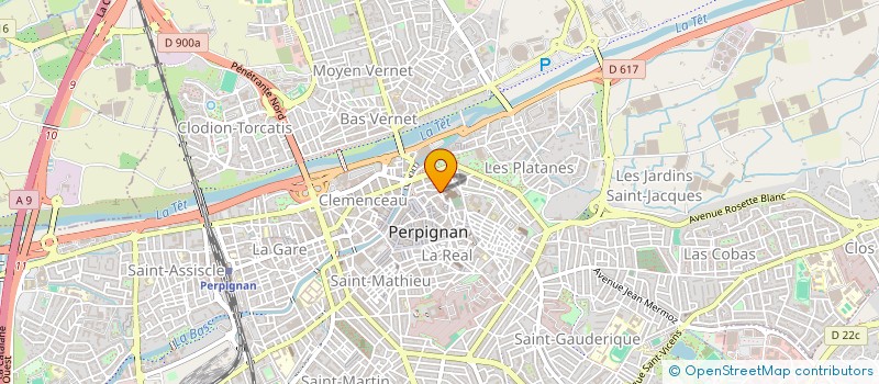 localisation de l'entreprise SCI LORICH à PERPIGNAN