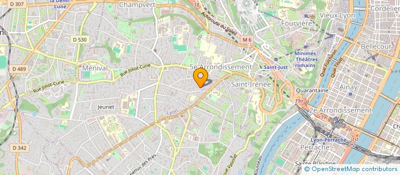 localisation de l'entreprise SCI LORIFIC  LYON