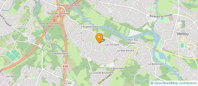 localisation de l'entreprise SCI LORIGAN  VERTOU