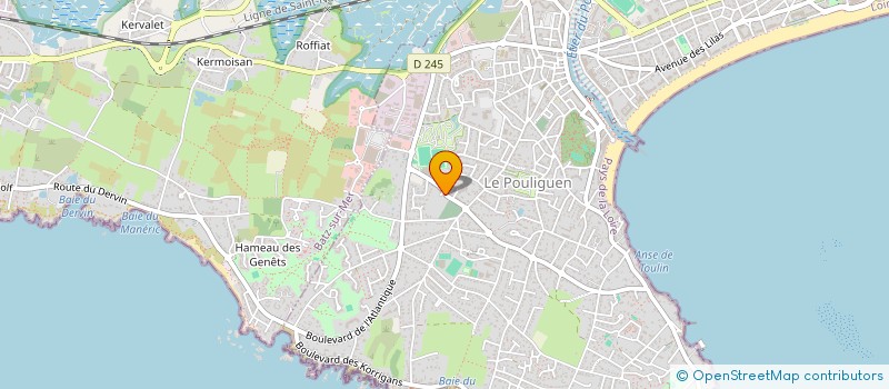 localisation de l'entreprise SCI LORIMA  LE POULIGUEN