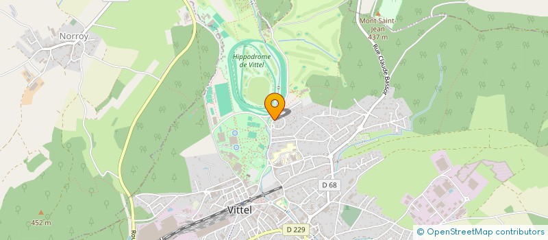 localisation de l'entreprise SCI LORIMA  VITTEL