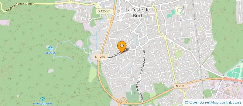 localisation de l'entreprise SCI LORIMY à LA TESTE-DE-BUCH