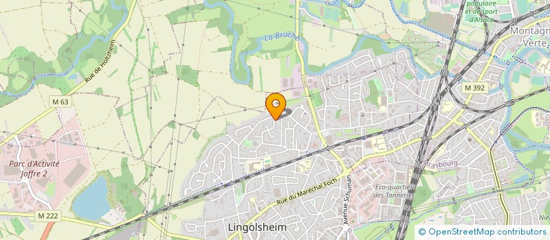 localisation de l'entreprise SCI LORIN  LINGOLSHEIM