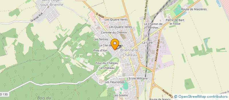 localisation de l'entreprise SCI LORIN CELYNO  BRIENNE-LE-CHATEAU