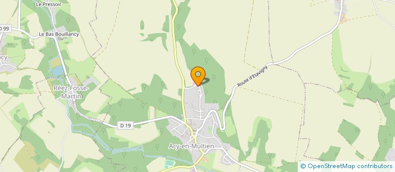 localisation de l'entreprise SCI LORINE  ACY-EN-MULTIEN
