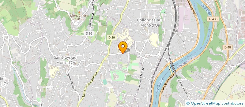 localisation de l'entreprise SCI LORINE  SAINT-CYR-AU-MONT-D'OR