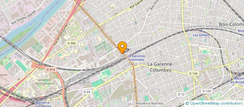 localisation de l'entreprise SCI LORINO à COLOMBES