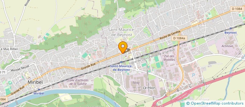 localisation de l'entreprise SCI LORIOL  NEYRON