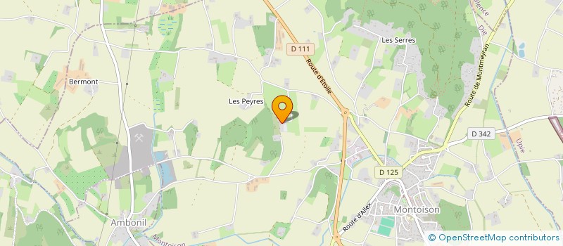 localisation de l'entreprise SCI LORIOL-GRAND-RUE  MONTOISON