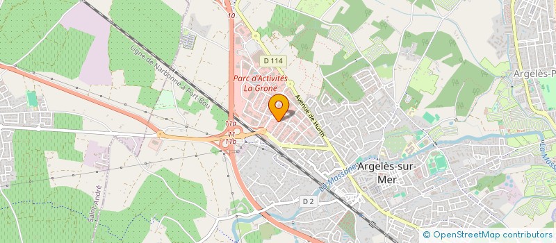 localisation de l'entreprise SCI LORIOTS  ARGELES-SUR-MER