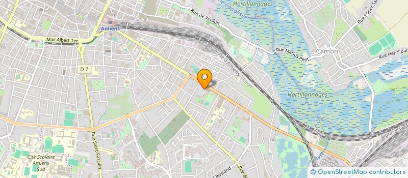 localisation de l'entreprise SCI LORIQUET à AMIENS