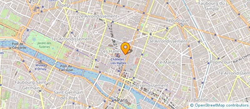 localisation de l'entreprise SCI LORIS à PARIS