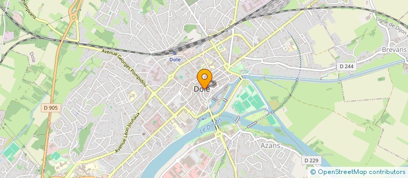 localisation de l'entreprise SCI LORIS à DOLE