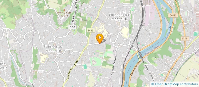 localisation de l'entreprise SCI LORIS  SAINT-CYR-AU-MONT-D'OR