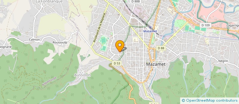 localisation de l'entreprise SCI LORIS81  AUSSILLON