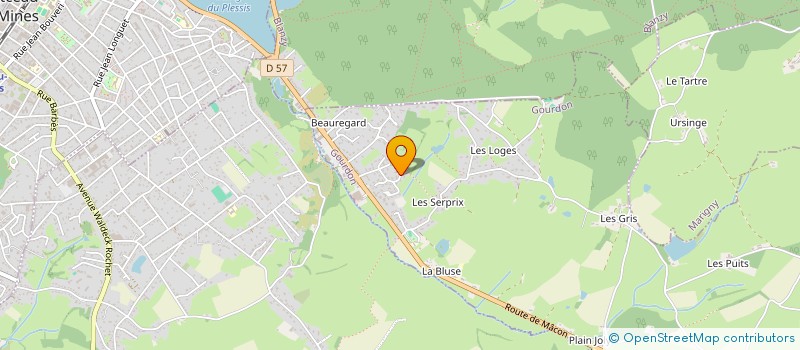 localisation de l'entreprise SCI LORISA  GOURDON