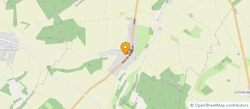 localisation de l'entreprise SCI LORISTAL  VENDEUIL-CAPLY