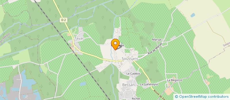 localisation de l'entreprise SCI LORMA-INVEST  SOUSSANS