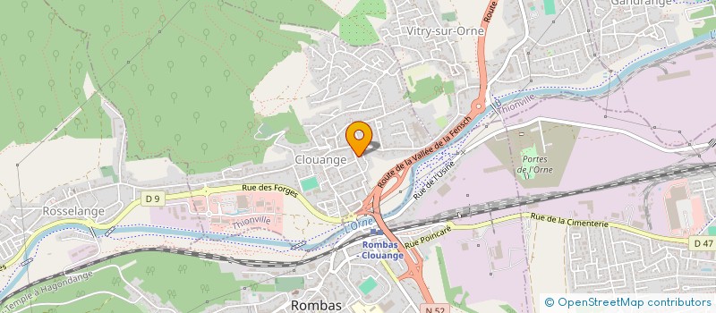 localisation de l'entreprise SCI LORNA 06  CLOUANGE