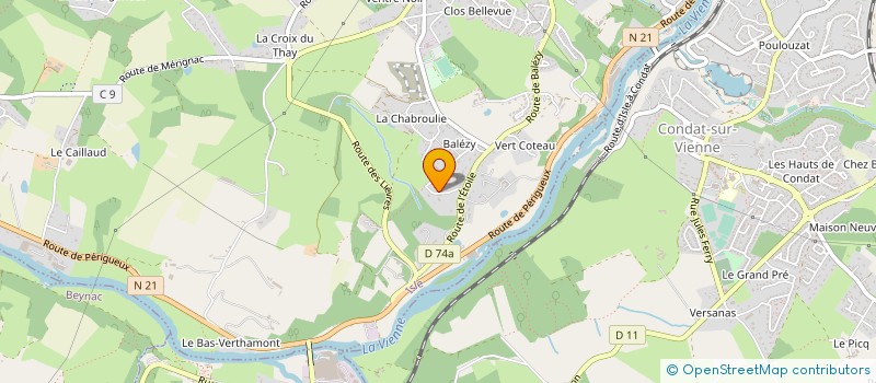 localisation de l'entreprise SCI LORNAC HAUT  ISLE