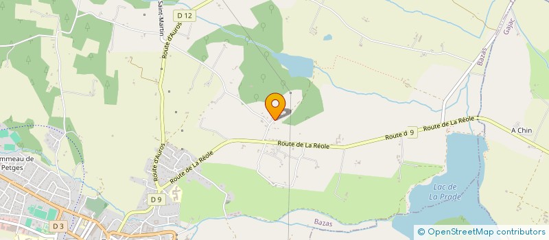 localisation de l'entreprise SCI LOROSO  BAZAS