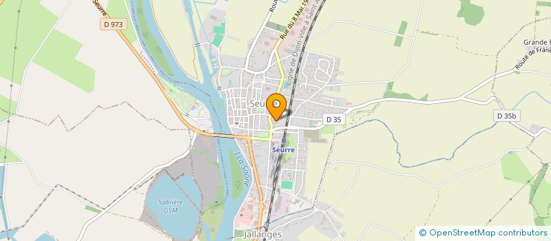 localisation de l'entreprise SCI LOROTO  SEURRE