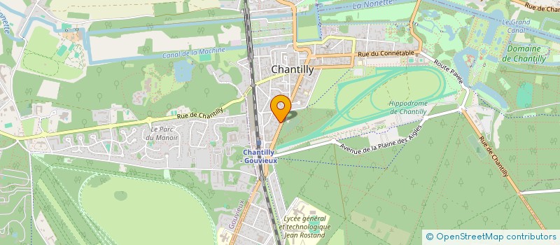 localisation de l'entreprise SCI LORQUIBAYE  CHANTILLY