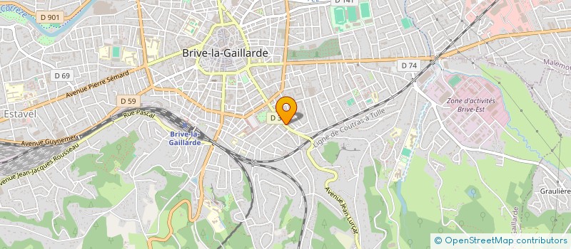 localisation de l'entreprise SCI LORRAINE à BRIVE-LA-GAILLARDE