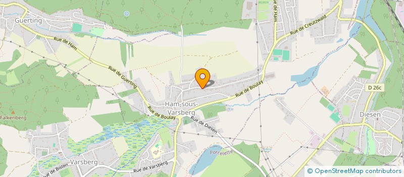 localisation de l'entreprise SCI LORRAINE  CREUTZWALD