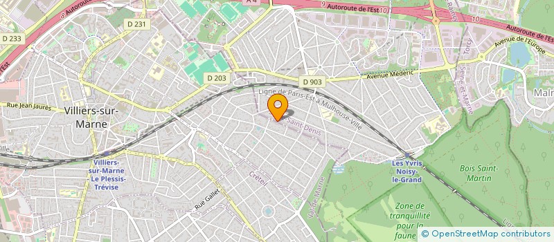 localisation de l'entreprise SCI LORRAINE à NOISY-LE-GRAND