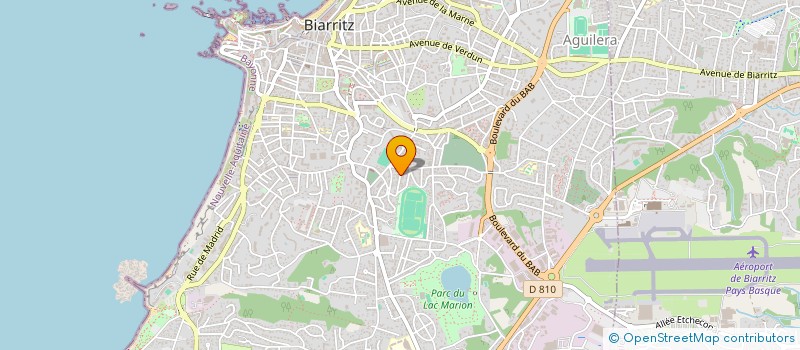 localisation de l'entreprise SCI LORRAINE à BIARRITZ